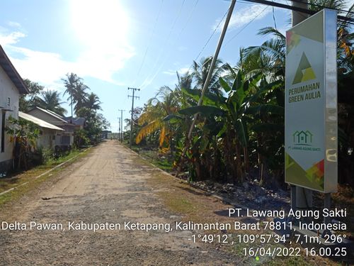 foto gerbang perumahan GREEN AULIA
