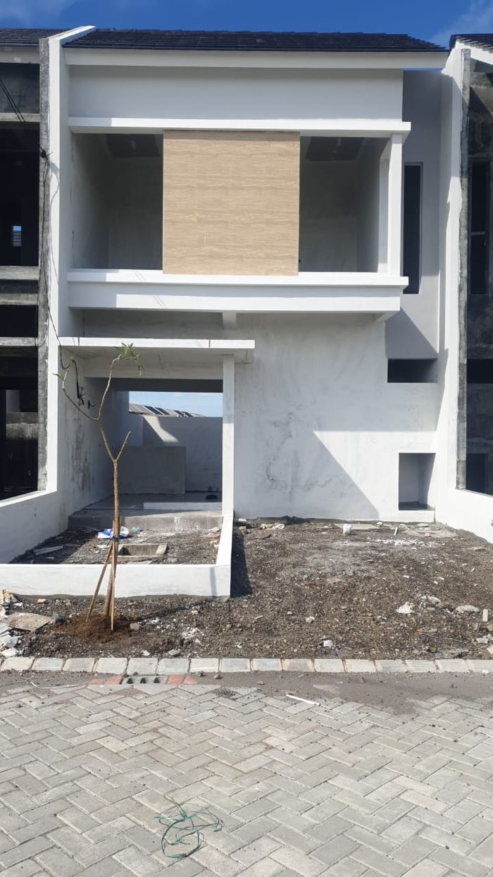 foto tampak rumah tipe PALMA ( F-03) perumahan The Anvaya Juanda