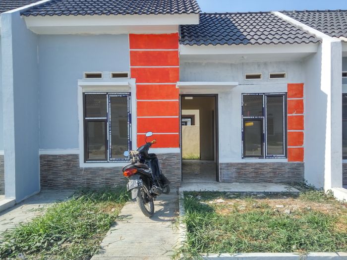 foto tampak rumah tipe Standar perumahan Griya Artha Sepatan