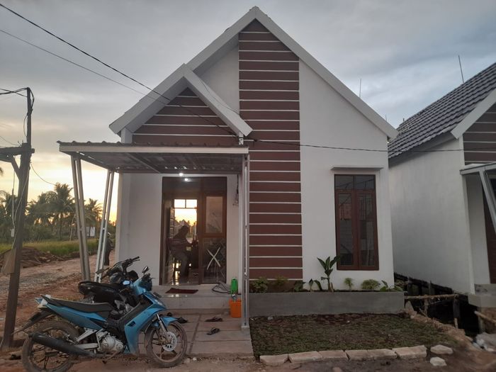 foto tampak rumah tipe 36 m2 perumahan GREEN SUNNY ESTATE