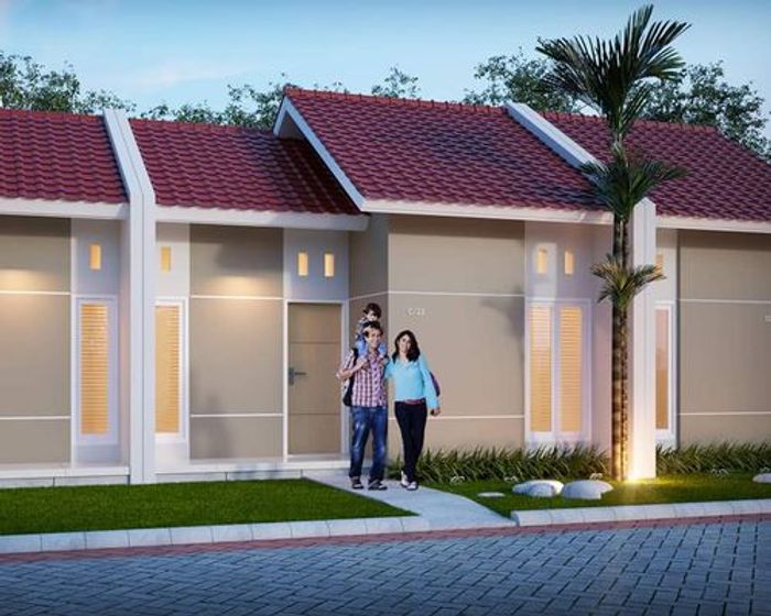foto tampak rumah tipe 36 perumahan ROYAL PANGLEGUR