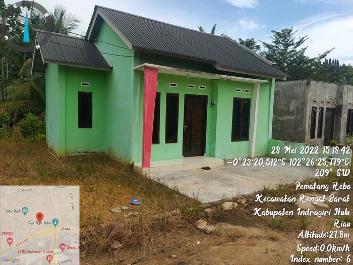 foto tampak rumah tipe 36 perumahan Nuansa Indah Residence