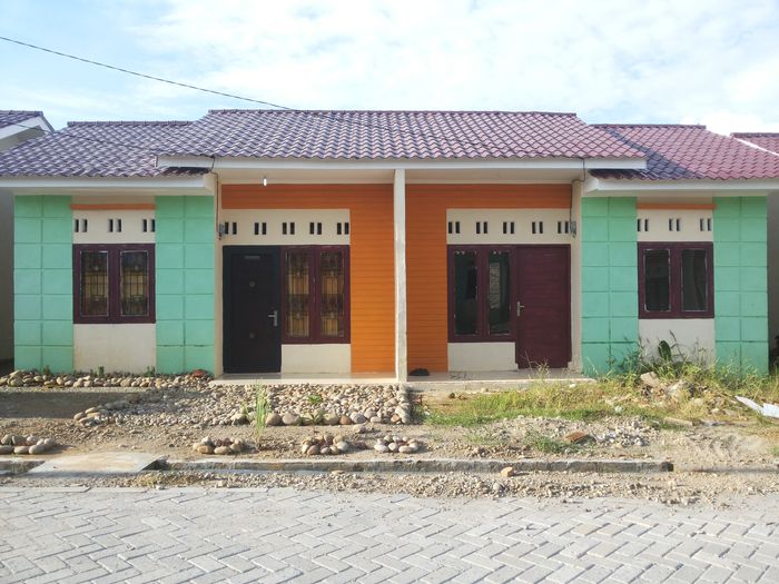 foto tampak rumah tipe 36 perumahan Griya Permata V
