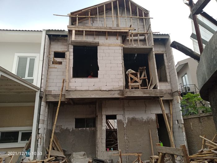 foto tampak rumah tipe 60 Compact (823) perumahan City Garden Residence Blok FConnexion