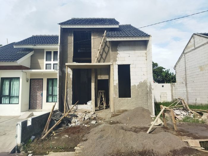 foto tampak rumah tipe 36 Candella (322) perumahan G-Land Katapang Residence 1