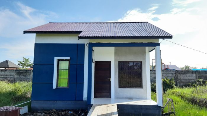 foto tampak rumah tipe 36 perumahan SEPAHALE 2 RESIDENCE BLOK A LANJUTAN