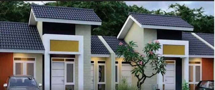foto tampak rumah tipe RUMAH 45/84 perumahan PERUMAHAN GRIYA PASOPATI REGENCY