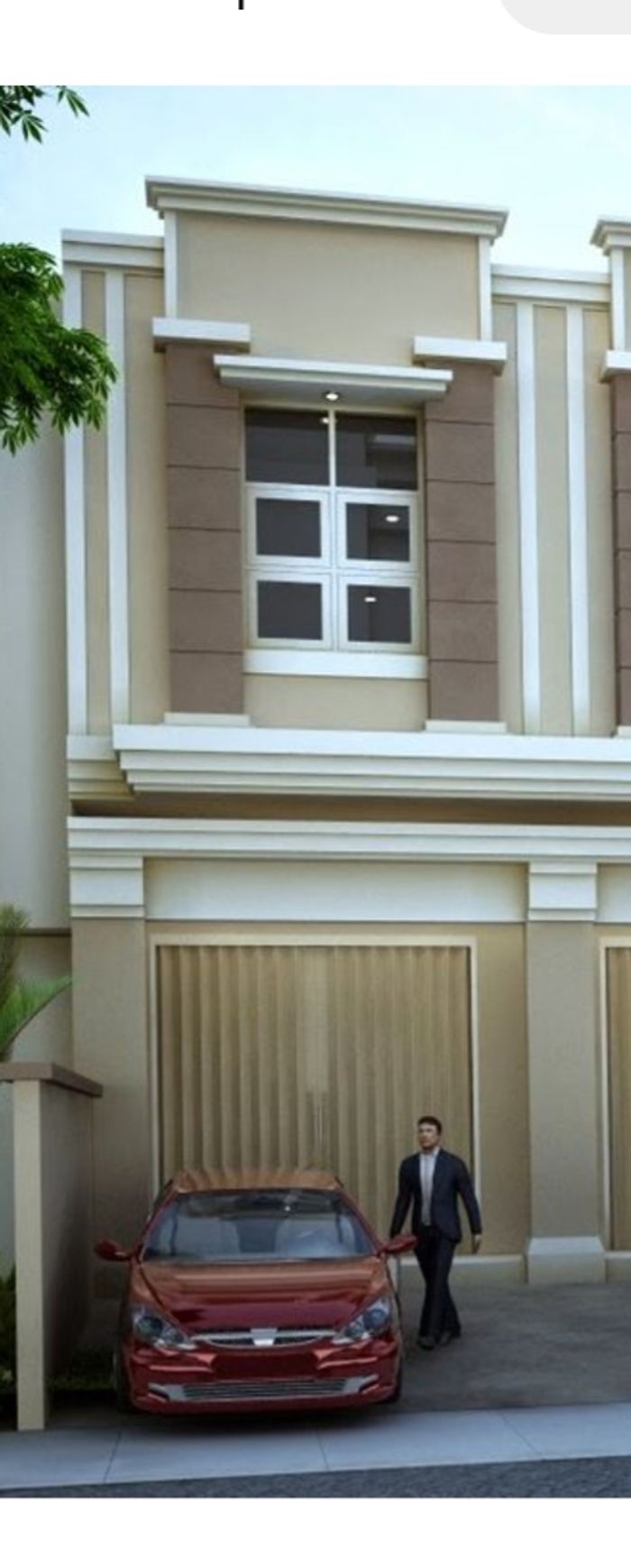 foto tampak rumah tipe RUKO 48/40 perumahan PERUMAHAN GRIYA PASOPATI REGENCY