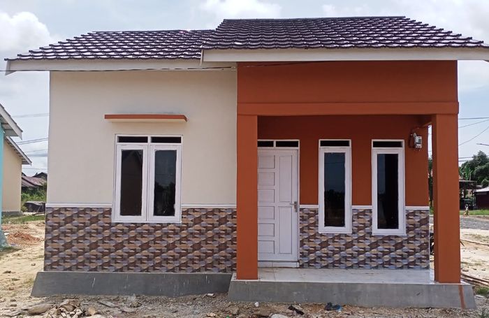 foto tampak rumah tipe 36 perumahan MUSTIKA GRIYA PERMAI BLOK B