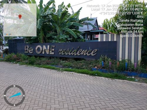 foto gerbang perumahan BE ONE RESIDENCE.