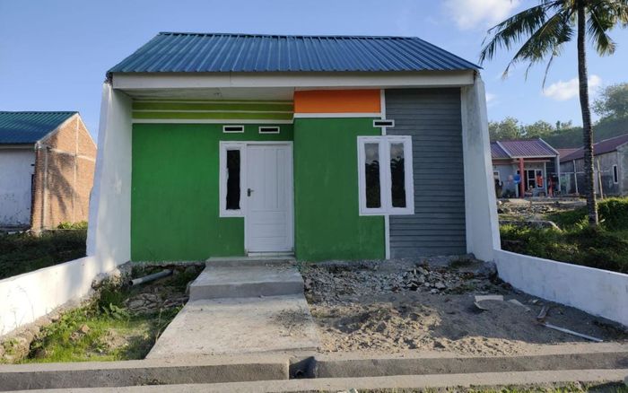 foto denah rumah tipe 36/72 M perumahan BUMI ZARINDAH LOMPOE