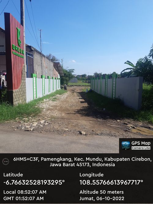 foto gerbang perumahan GREEN PAMENGKANG
