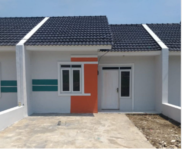 foto tampak rumah tipe 36 perumahan Chibule Village