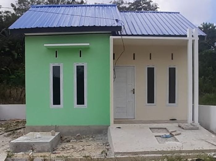 foto tampak rumah tipe 45 perumahan GRAHA WIYATA ASRI II