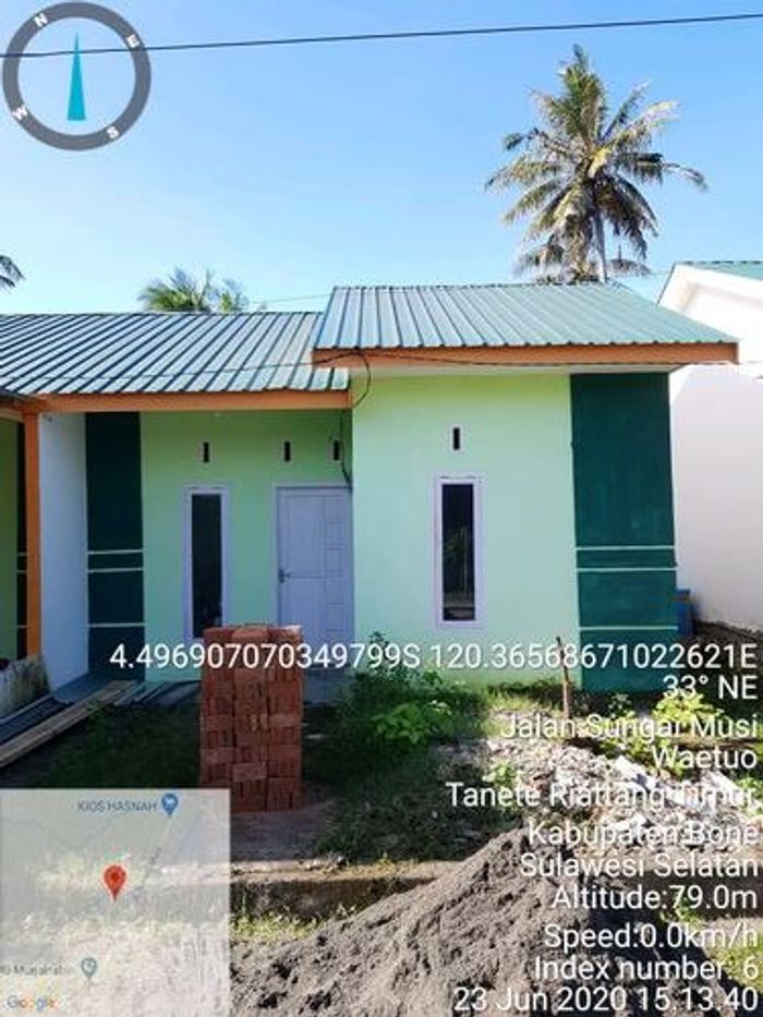 foto denah rumah tipe 36 perumahan BUMI CITRA LAPANNI