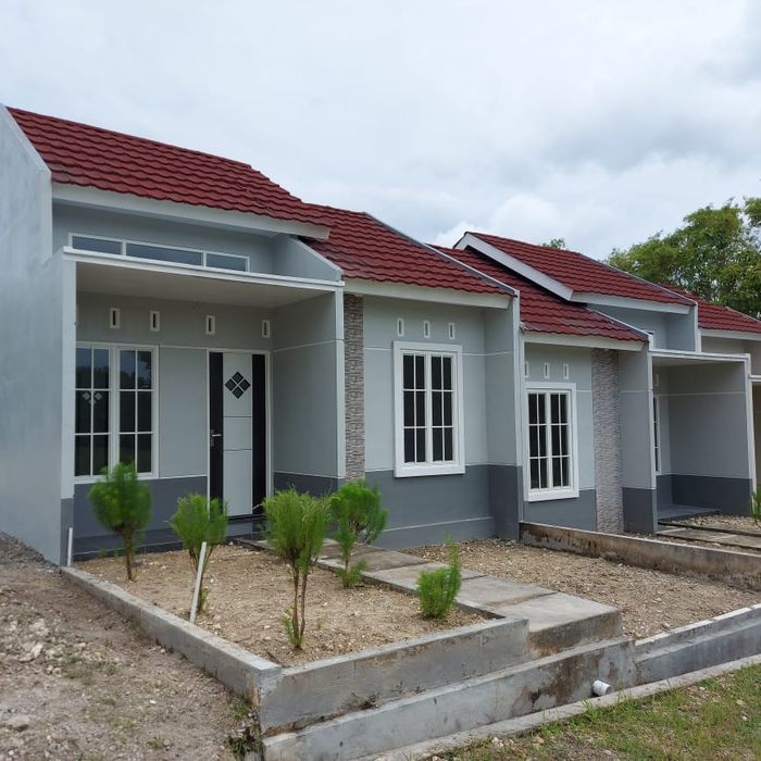foto tampak rumah tipe 30/60 perumahan KARTIKA KUSUMA RESIDENCE