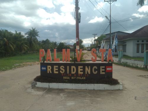 foto gerbang perumahan PALM VISTA RESIDENCE BLOK J