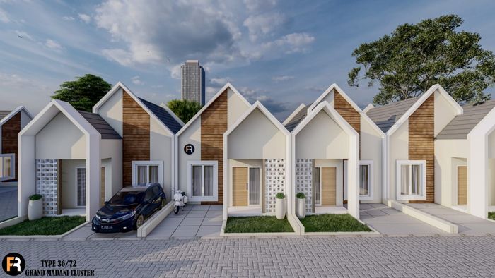 foto tampak rumah tipe Komersil perumahan GRAND MADANI CLUSTER