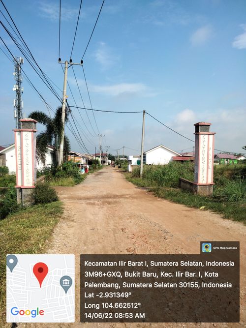 foto gerbang perumahan PERUMAHAN PALEM SRIGADING INDAH