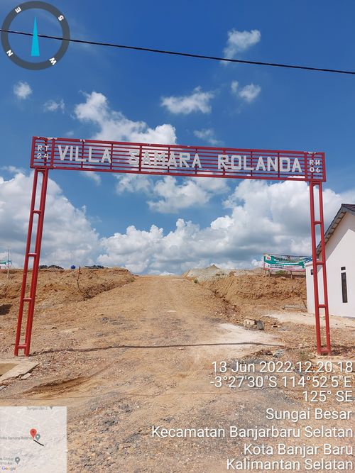 foto gerbang perumahan Villa Samara Rolanda Bhayangkara