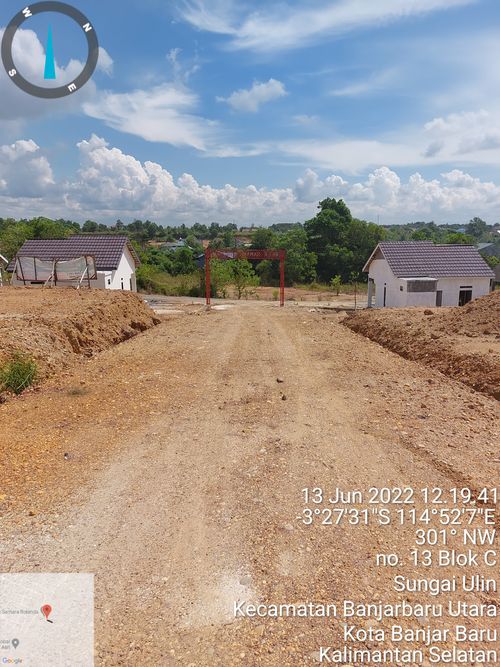 foto posisi tengah perumahan Villa Samara Rolanda Bhayangkara