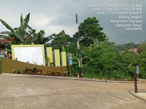 foto gerbang perumahan LEMBAH HIJAU DRAMAGA