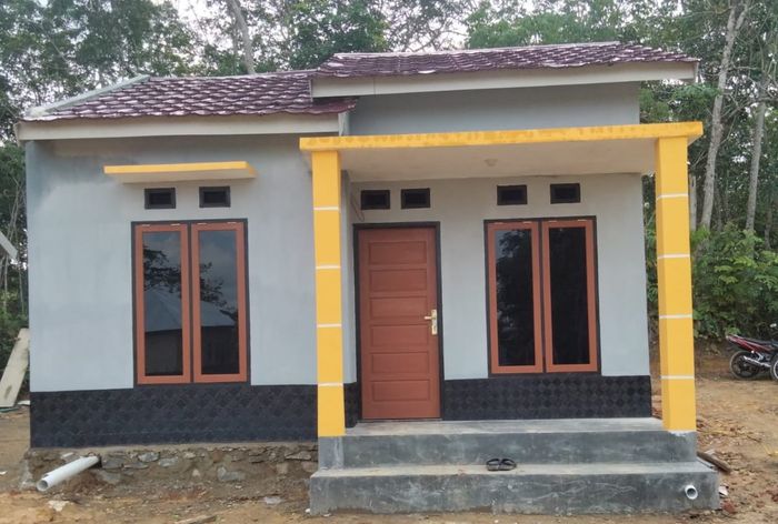 foto tampak rumah tipe 36 M2 perumahan JEJE RESIDENCE