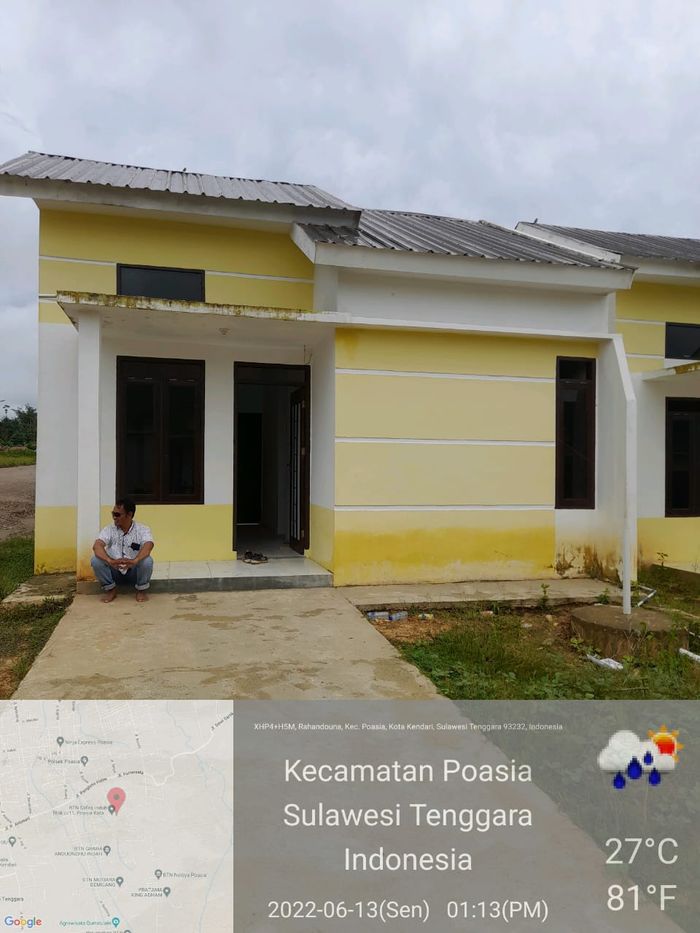 foto tampak rumah tipe 36 perumahan PERUMAHAN ADE GRAHA BUMI ASRI