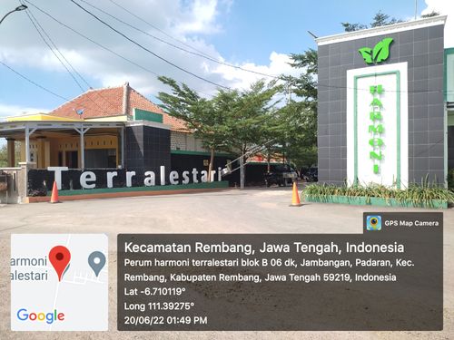 foto gerbang perumahan PERUMAHAN HARMONI TERRALESTARI TAHAP 3