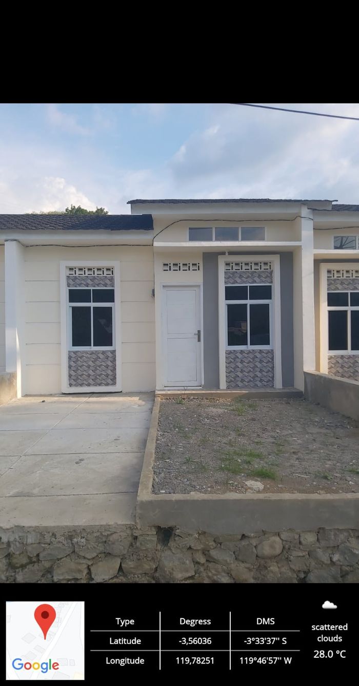 foto tampak rumah tipe 36/78 perumahan Aufaa Residence 4