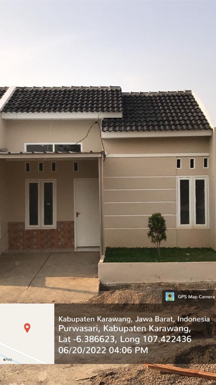 foto tampak rumah tipe 30/60 perumahan PURWASARI ASRI
