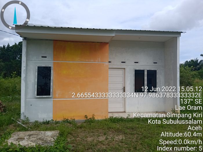 foto tampak rumah tipe 36 perumahan Adiva Residence