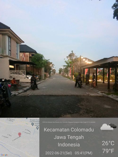 foto posisi tengah perumahan PERUMAHAN PERMATA VILLAGE SYAILENDRA