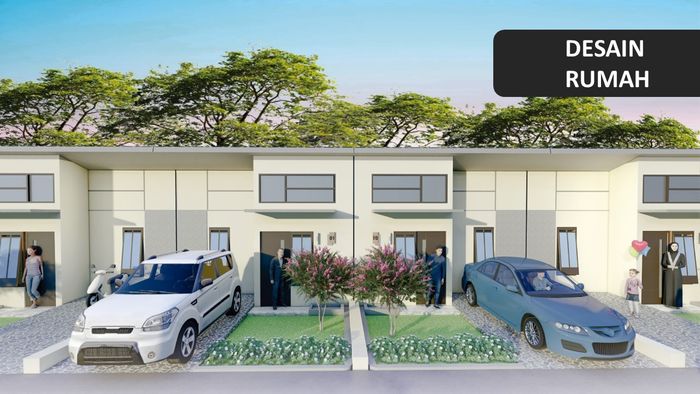 foto tampak rumah tipe 30/61 perumahan MARISON REGENCY BATANG