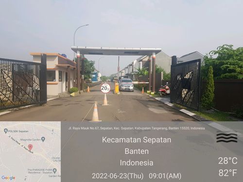 foto gerbang perumahan The Paradise Park Residence @Sarakan