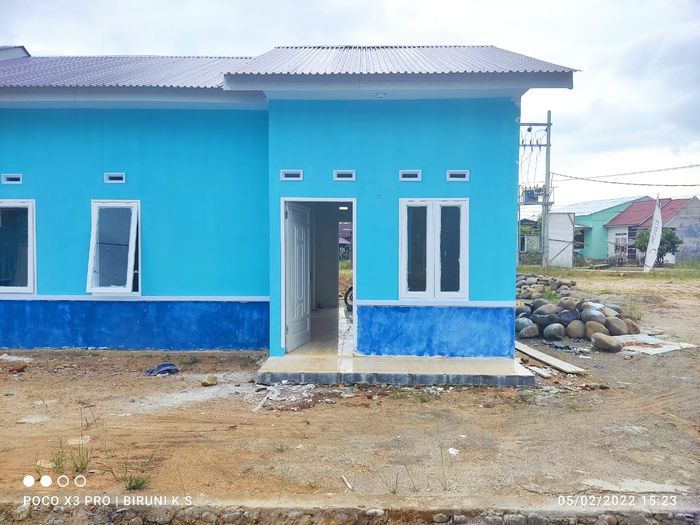 foto tampak rumah tipe 36 perumahan Samudera Permai
