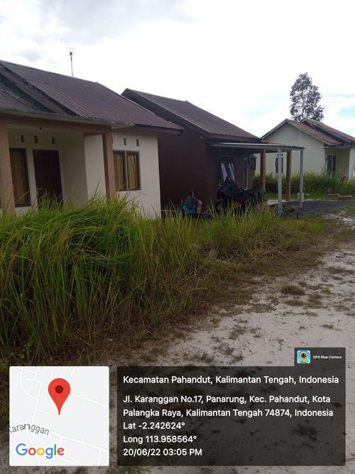 foto posisi tengah perumahan Keranggan Permai