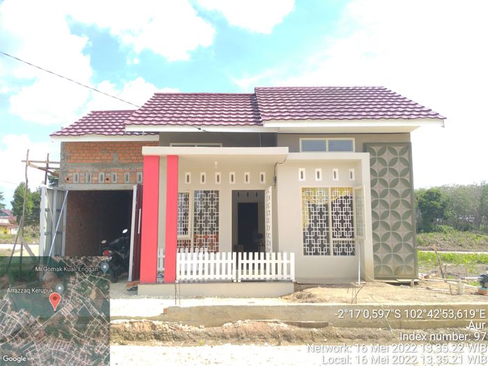 foto tampak rumah tipe 36 perumahan THE GREEN HOUSE RESIDENCE