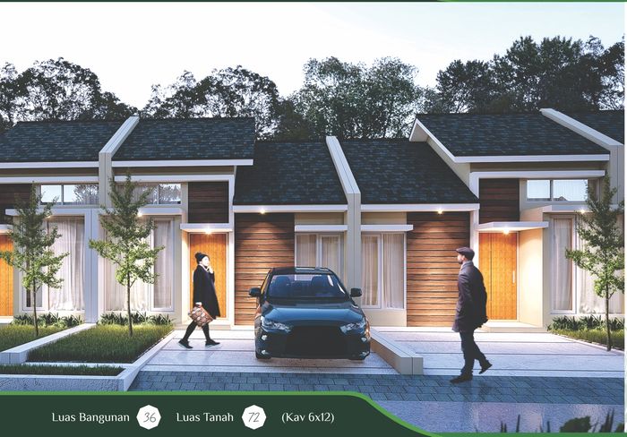 foto tampak rumah tipe 36 E1-07 perumahan OMA INDAH KAPUK