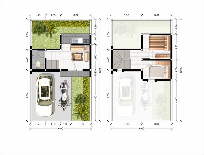foto denah rumah tipe SEVILLA perumahan GRAND CLARYSA TAHAP 3