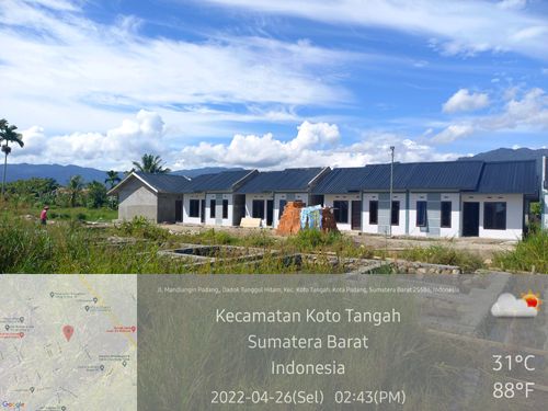 foto posisi tengah perumahan ASIK JAYA RESIDENCE