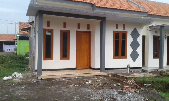 foto tampak rumah tipe 36 perumahan BENGAWAN INDAH
