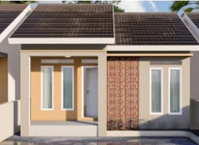 foto tampak rumah tipe 36 perumahan Alamindo Permai