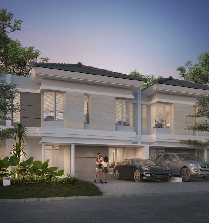 foto tampak rumah tipe 90/182 perumahan ALIMDO REGENCY