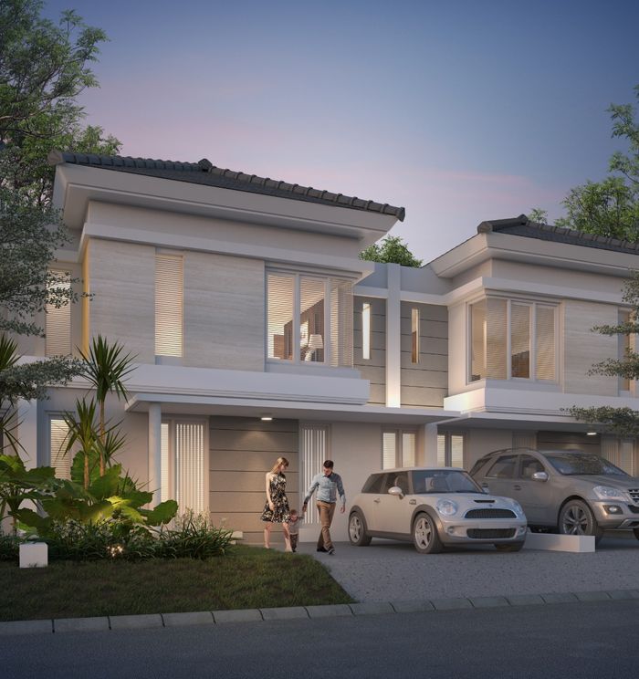 foto tampak rumah tipe 90/184 perumahan ALIMDO REGENCY