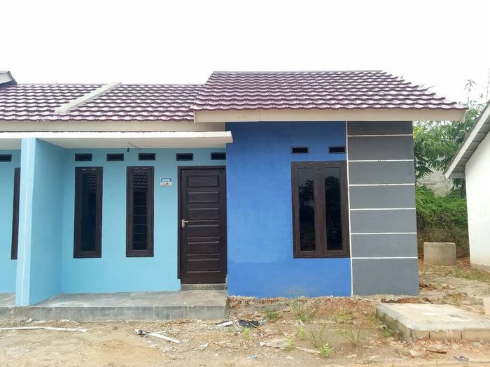 foto tampak rumah tipe 36 rsh perumahan Palem Srigading Indah2