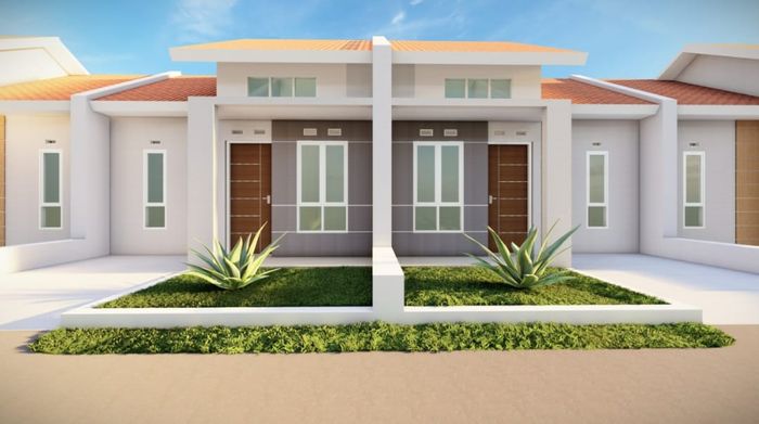 foto tampak rumah tipe 30/72 perumahan KENCANA RESIDENCE