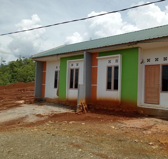 foto tampak rumah tipe 36/77 perumahan ZARINDAH PUNCAK RESIDENCE