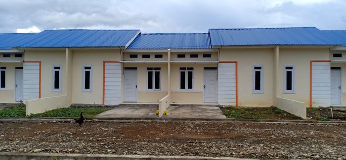 foto tampak rumah tipe 36/78 perumahan RC RESIDENT
