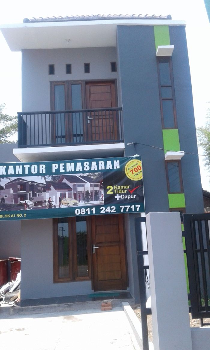 foto tampak rumah tipe 55/96 perumahan BALONGAN ASRI 2